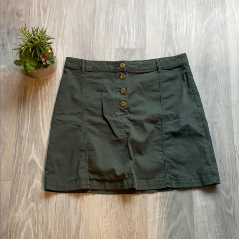 Banana Republic Button Front Skirt